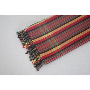 Serviette de plage turque Kikoy Fouta de luxe moderne en coton de qualité supérieure, motif multi-rougeaux, écologique, séchage rapide, prix avantageux - Product Image 6