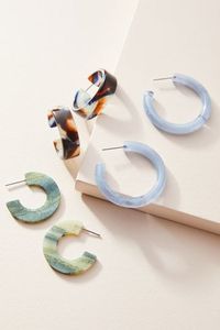 Premium <b>Resin</b> <b>Craft</b> Fairy Love Artistic Gloss Handmade Trendy Women's Earrings Swirl Pattern Customized Color High-quality Lux - Product Image 4