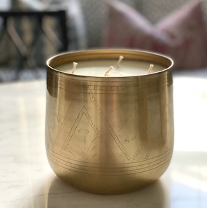 Customized Golden Metal Candle Jar Iron Wax Candle Votive for Home Office Hotel Decoration Wholesale Price India Supplier - Product Image 3