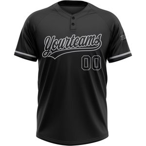Camisetas Personalizadas de Béisbol y Sóftbol con Dos Botones para Hombres, Mujeres y Jóvenes, con Nombre, Número y Logotipo Bordados - Product Image 3