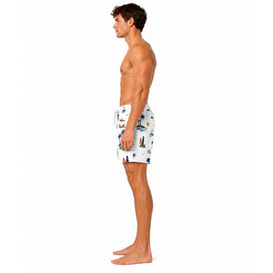 Wholesale Lightweight Mens Summer Outdoor <b>Hot</b> Beach Shorts Quick-Dry Eco Friendly Elastic Mid Waist Polyester Casual Style Short - Product Image 5