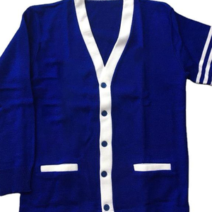 Custom University <b>Cardigan</b> <b>Women</b> Oversized Greek Life Knitted <b>Sweater</b> Collegiate Sorority Fraternity College School Wear OEM ODM - Product Image 6