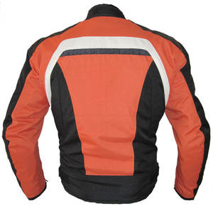 Chaqueta de Motocicleta Transpirable de Verano para Tallas Grandes, con Armadura CE Extraíble, de Alta Visibilidad, en Textil Cordura - Product Image 5