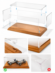 Factory Price Customized Mini <b>Doll</b> Acrylic <b>Car</b> Display Box Modern Morden for Easy Assembly Plastic Storage Advertising - Product Image 3