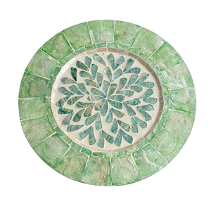 Set de table rond en coquille de MOP Island Breeze pour événements sur le thème tropical et accents décoratifs exotiques pour la maison - Product Image 2