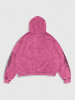 Sweat à capuche zippé pour homme motif flocon de neige gothique 2026 |   Sweat-shirt brodé style streetwear |   Vêtements techniques d'automne OEM