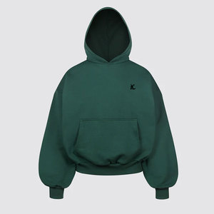 Sudadera con Capucha de Corte Holgado para Hombre, en Mezcla de Algodón Premium, con Servicio de Logotipo Personalizado, para Uso Diario Informal - Product Image 1