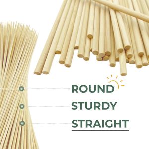 200 Spiedini di Bambù da 25 cm per Grigliate, BBQ, Shish Kebab, Frutta, Antipasti, Fontane di Cioccolato, Cocktail e Accessori per Barbecue - Product Image 5