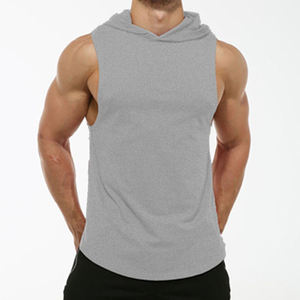 <b>Men</b> Workout <b>Sleeveless</b> Hoodie - Lightweight and Breathable Gym Hoodie <b>for</b> Fitness Bodybuilding Gym <b>Sleeveless</b> <b>hoodies</b> - Product Image 6