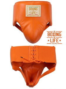 ROCKRUSH INDUSTRY RRI-GG-02 Protège-entrejambe en cuir blanc durable personnalisé pour le kickboxing, les arts martiaux et l'entraînement, toutes tailles - Product Image 4