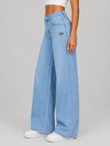 Women Bootcut <b>Denim</b> Pants Mid Rise <b>Stretch</b> Blue Jeans Classic Casual Fashion Trousers for Daily Wear Office and Weekend Style - Product Image 4