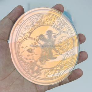 Posavasos Rectangular Clásico de Acrílico y Cerámica Holográfica Ecológica, Personalizado con Impresión, Diseño de Marca, Japón - Product Image 5