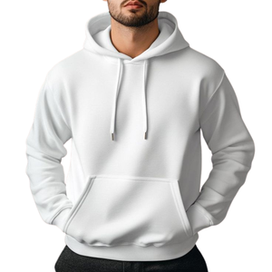Ensemble sweat à capuche et pantalon en polaire polyester pour homme, avec logo personnalisé imprimé, survêtement décontracté d'hiver - Product Image 2