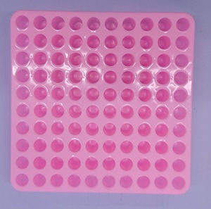 Support pour tubes à essai en plastique à 100 alvéoles, plateau de rangement pour fournitures de laboratoire - Product Image 4
