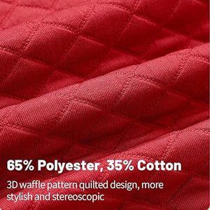 Blouson Bomber Homme Épais en Tissu Gaufré Style Universitaire Décontracté avec Col Montant Respirant Coupe-Vent Écologique pour l'Hiver - Product Image 6
