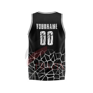 Camiseta Deportiva de Baloncesto de Primera Calidad, Tejido de Malla Ligero, Impresión Personalizada con Nombre y Número, Uniforme de Equipo para Entrenamiento y Juego - Product Image 2