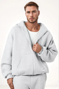 Sudadera con Capucha ''SOSH 4'' Unisex, Estilo Oversize con Cierre Completo - Product Image 2
