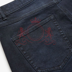 Modern Straight Leg <b>Jeans</b> Pant Featuring Comfortable Fit Soft Cotton Fabric And Stylish Daily Fashion Look - Product Image 5