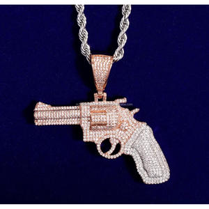 Iced Out Statement Hip Hop Pendant in 925 Sterling Silver with VVS Moissanite Diamond Design - Product Image 1