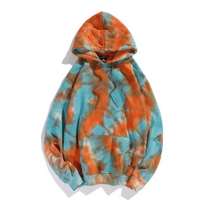 Nouveau design streetwear, sweat à capuche épais 100% coton, effet vintage délavé, personnalisé, effet usé soleil, fermeture éclair, pour homme - Product Image 4