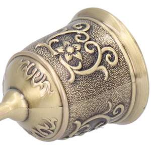 Cáliz Vintage con Relieve, Copa Decorativa para Vino y Whisky, Copa Metálica Clásica para Decoración de Mesa en el Hogar, Bar y Fiestas - Product Image 6