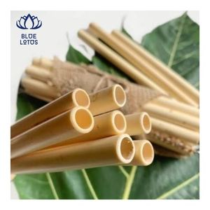 Pajita de Bambú de Material Superior para Bebidas y Servicio de Bebidas en Restaurantes - Product Image 6