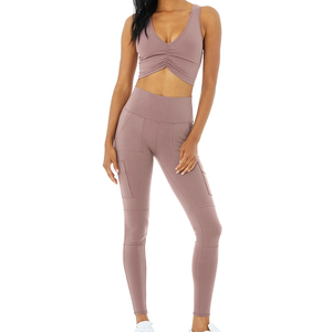Edoor Wears <b>Women's</b> Quick Dry Spandex/Nylon Contrast Stitch Workout Bodysuit Long Sleeve Yoga Jumpsuit <b>Rompers</b> One Piece Fitness - Product Image 6