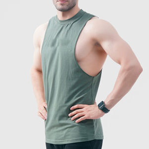 Débardeurs extensibles pour hommes, pour la salle de sport, l'entraînement, le fitness, sans manches, vêtements de sport, séchage rapide, course à pied, entraînement, cool - Product Image 6