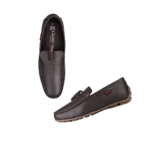 Mocasines formales Red Chief Brown para hombre, elegantes zapatos de oficina sin cordones, calzado clásico de negocios, zapatos de vestir de cuero cómodos - Product Image 1