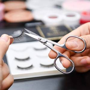 Stainless Steel <b>Cuticle</b> <b>Scissors</b> Straight Blade Sharp Tip Steel Handle Right-Handed Manual Nail Art Tools for Adult Nail Care - Product Image 5