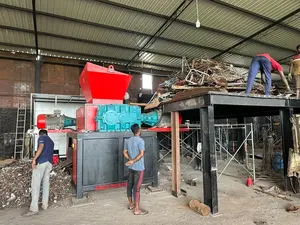 Trituradora de Metal de Doble Eje, Trituradora de Chatarra de Hierro para Uso Industrial Pesado, de Proveedor Indio - Product Image 4