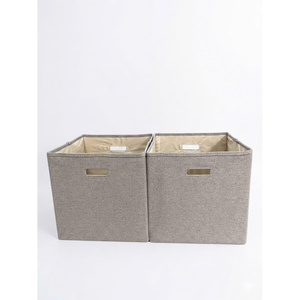 MA54 Large Capacity Foldable Fabric Storage Cube <b>Bin</b> with Handles Polyester Closet Organizer Box for Toys Clothes Home Office - Product Image 5