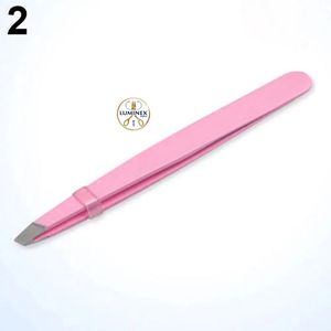 Paquete de 2 Pinzas para Mujer y Hombre, Pinzas de Precisión Inclinadas y Puntiagudas para Cejas, para Vellos Encarnados y Puntos Negros - Product Image 2