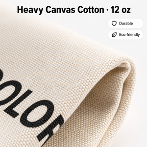 Eco Friendly Custom Embroidery Logo Oversized Medium Cotton Canvas Shoulder <b>Tote</b> <b>Bag</b> with Zipper and Buttons - Product Image 2
