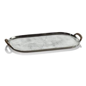 <b>Silver</b> <b>Tray</b> With Handle Parties Events Table Decoration Serving <b>Trays</b> For Snacks Candies Decorative <b>Trays</b> Handmade Latest Style - Product Image 6