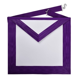 Delantal de Maestro Masón de Grados Superiores, Delantal de Terciopelo Verde para Ceremonias Masónicas, Delantal de Logia Masónica - Product Image 6