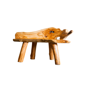 Muebles de Patio Hechos a Mano para Casa, Villa o Resort, Banco de Raíz de Teca Rústico de Lujo Premium, Asiento de Madera ARTERRA - Product Image 1