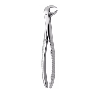Pinzas de Extracción Dental Plateadas con Empuñadura Manual Moleteada, Instrumento Quirúrgico Clase I, Equipo Dental Manual - Product Image 2