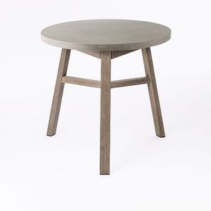 Mesa de Centro Moderna de Madera con Tapa de Mármol Gris, Diseño Premium para Sala de Estar, Mueble para el Hogar - Product Image 1