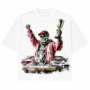 เสื้อยืดคอกลมแขนสั้นสีขาวสำหรับผู้ชาย ทรงปกติ ผ้าฝ้ายเจอร์ซีย์ 100% สีพื้นเรียบง่าย ดีไซน์เรียบๆ - Product Image 1