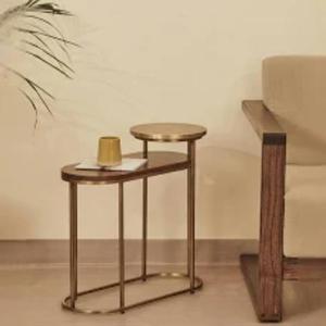 Table d'appoint en fer sur mesure, meuble d'appoint unique pour salon, chambre, salle de séjour, appartement, hôtel, bureau et usage spécialisé - Product Image 2