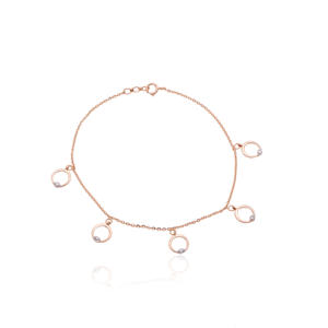 Bracelet jonc en diamant naturel de 0,10 carat, certifié IGI, couleur H-I, taille brillant rond, clarté VS-SI, bijou miné sur terre, cadeau - Product Image 3