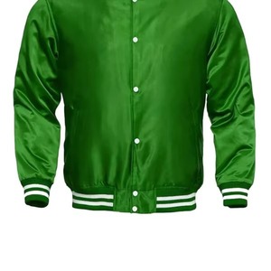 Custom Made Winter Men's Varsity <b>Jacket</b> Stand Collar Front Logo Custom Logo Color Size Wholesale Sportswear Pakistan <b>Fleece</b> - Product Image 3