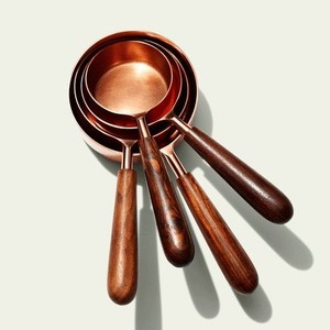 Premium Brass <b>Measuring</b> Cups Set with Brass Handles for Accurate Cooking Baking Home Kitchen Hotel Restaurant Use Home Decor - Product Image 2