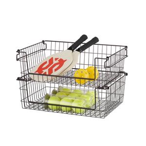 Cesta de Almacenamiento de Metal Ventilada para Solución de Almacenamiento en la Despensa de la Cocina - Product Image 6