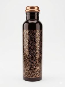 Copper <b>Bottle</b> With Attractive Print Design Hot Selling Multipurpose Copper <b>Bottle</b> Fully Finished Handmade Bohemian <b>Water</b> <b>Bottle</b> - Product Image 6