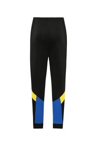 Ensemble de survêtement pour homme avec sweat à capuche zippé à manches longues et pantalon, style sportif, color block, coupe classique, pour l'automne, bleu, noir, jaune - Product Image 5