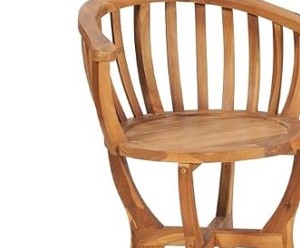 Ensemble de jardin en teck pour l'extérieur, 2 chaises avec table basse ronde, style traditionnel, meubles résistants aux intempéries - Product Image 3