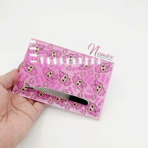 Ánh sáng màu tím labbubu tim bướm Acrylic lông mi mở rộng Lash gạch nhíp chất lượng chính xác không thấm nước thân thiện với môi trường - Product Image 4