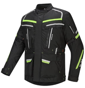 Blouson de moto unisexe avec protections CE, doublure thermique amovible, imperméable, ignifuge et séchage rapide pour le tourisme d'aventure - Product Image 2